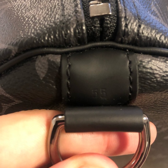 Louis Vuitton keepall 55 monogram eclipse - Picture 6 of 8